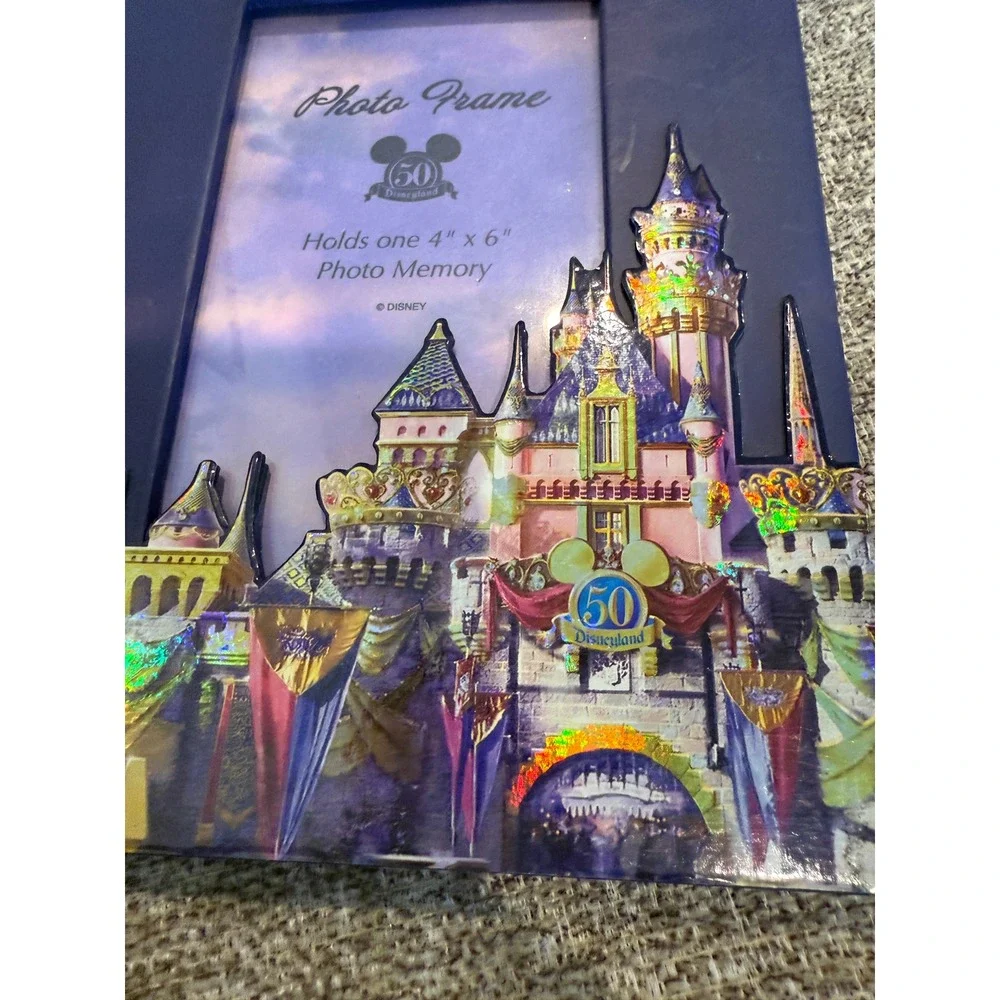 Disneyland photo frame 50 year celebration 4 x 6‎ photos Castle